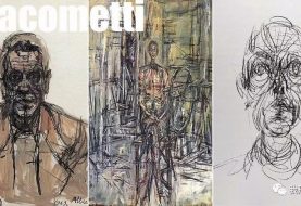 【大师】贾科梅蒂素描：构建在纸上的透明结构